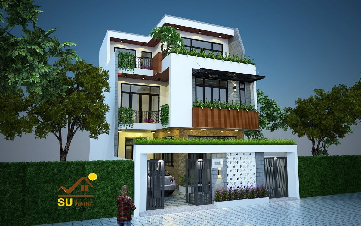 Thiết kế Biệt thự hiện đại đà nẵng